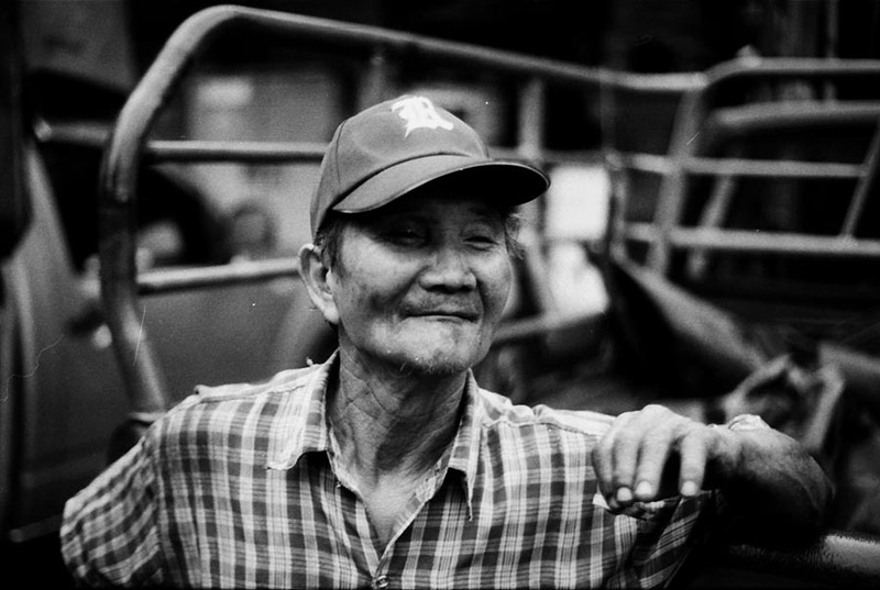 Portrait of Landry in studio